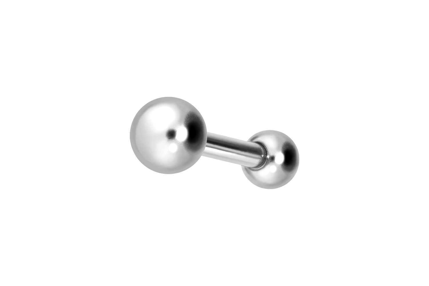Titan Ohrpiercing mit Innengewinde KUGEL